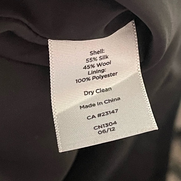 NWT Talbots Silk & Wool Blend Bow Detail Skirt - Picture 8 of 8